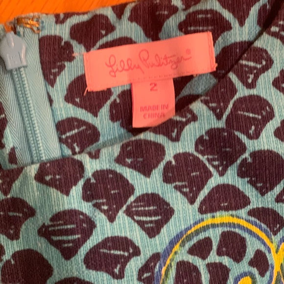 Rare Lilly Pulitzer Koi Fish Sheath Dress (size 2) - Picture 4 of 4